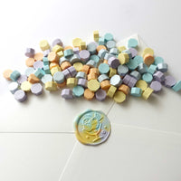 Mixed Pastels 100pcs sealing wax beads