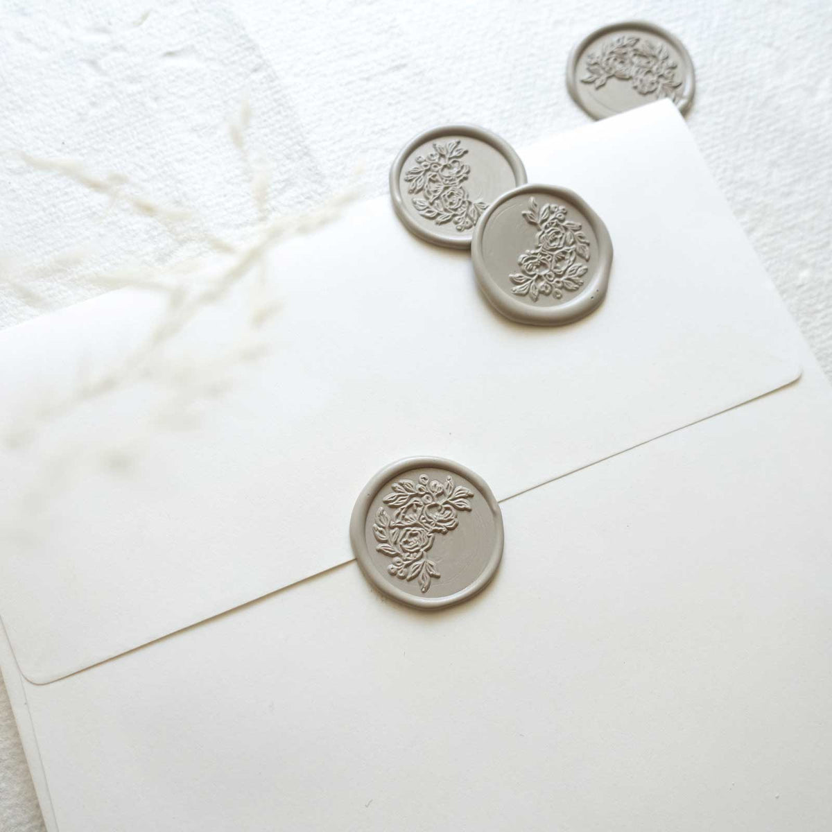 Half Garland wax seal stamp, wax seal kit or stamp head