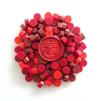 Mixed Fiery Reds 100pcs sealing wax beads granules tablets