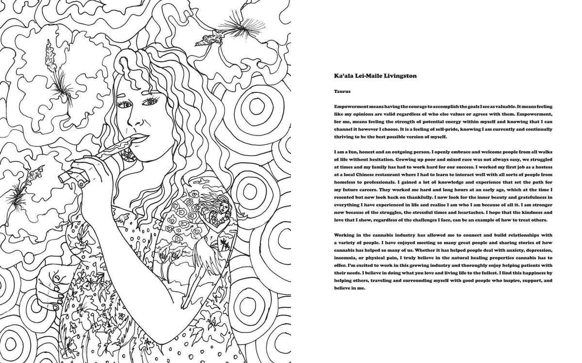 Stoner Babes Coloring Book