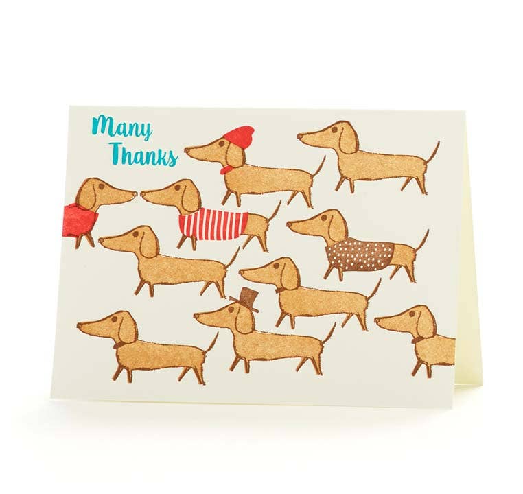 Dachshund Notecard