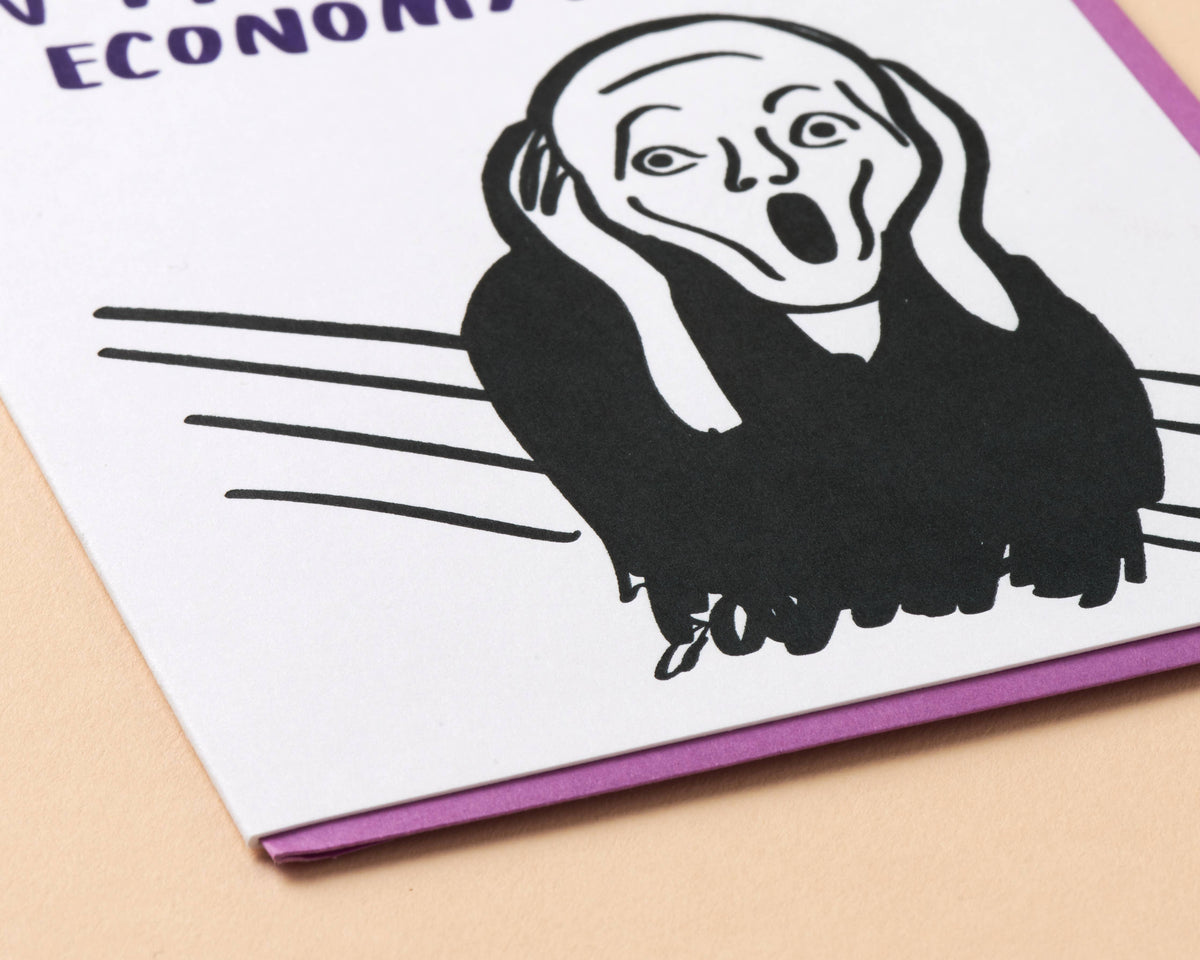 In This Economy? Letterpress Congrats Card