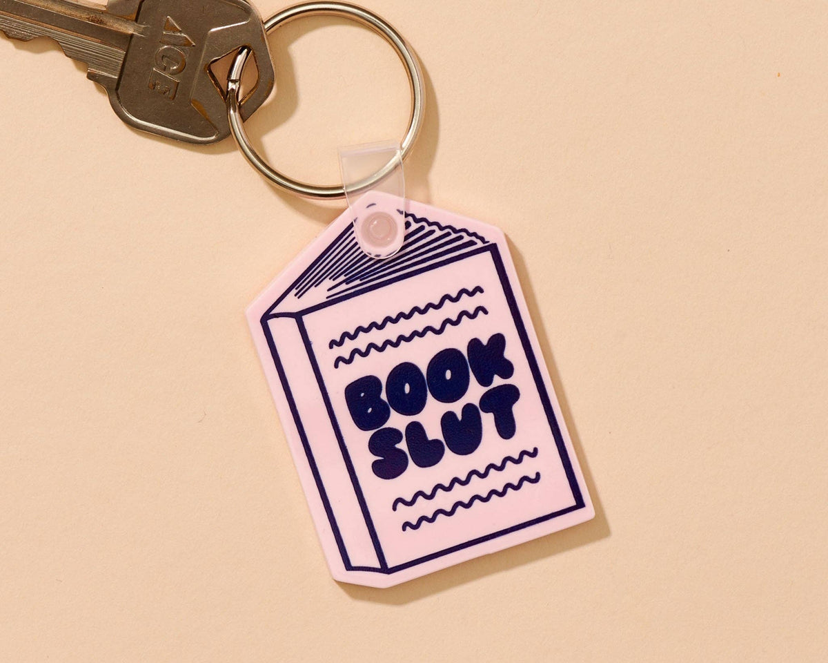 Book Slut Keychain - Reader, Literary