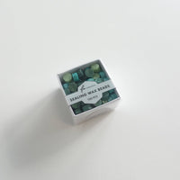 Mixed Green Forest Apple Aqua 100pcs sealing wax beads