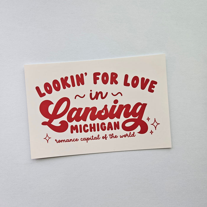 Lookin for Love in Lansing - Postcard