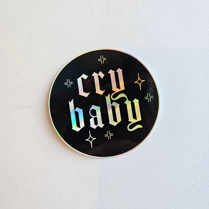 Cry Baby Holographic Sticker