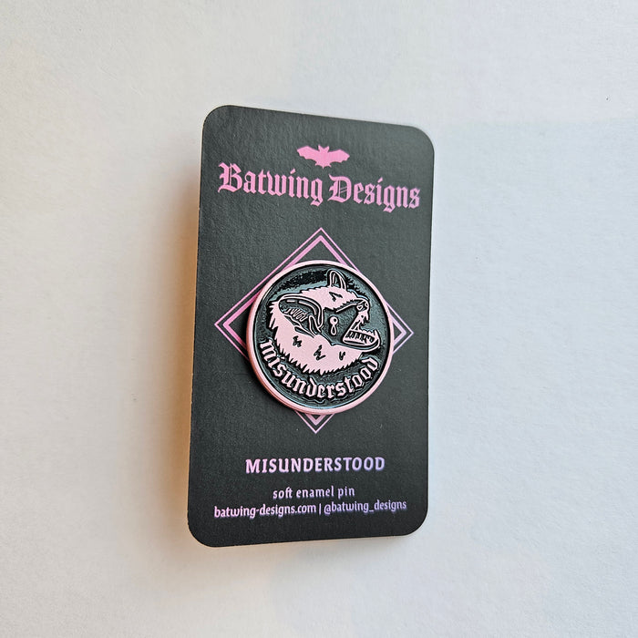 Misunderstood - Bat Pin