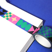 "Pattern Play #2" Abstract & Geometric Washi Tape (20mm/10m)