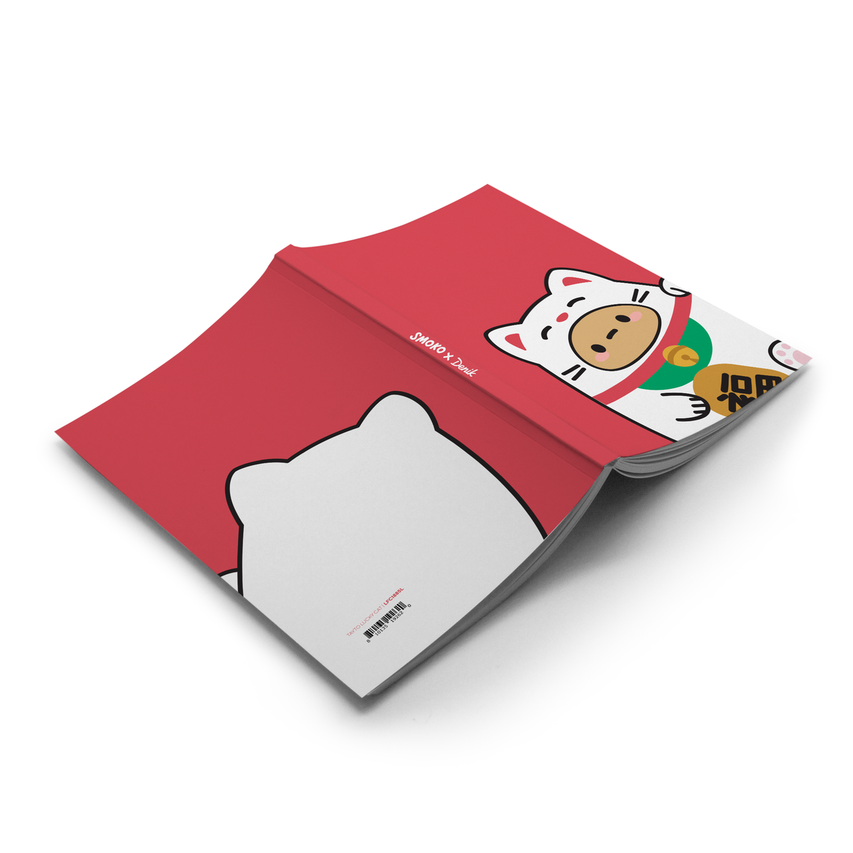 Smoko Lucky Cat Costume Layflat Journal Notebook