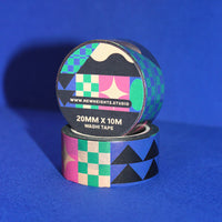 "Pattern Play #2" Abstract & Geometric Washi Tape (20mm/10m)