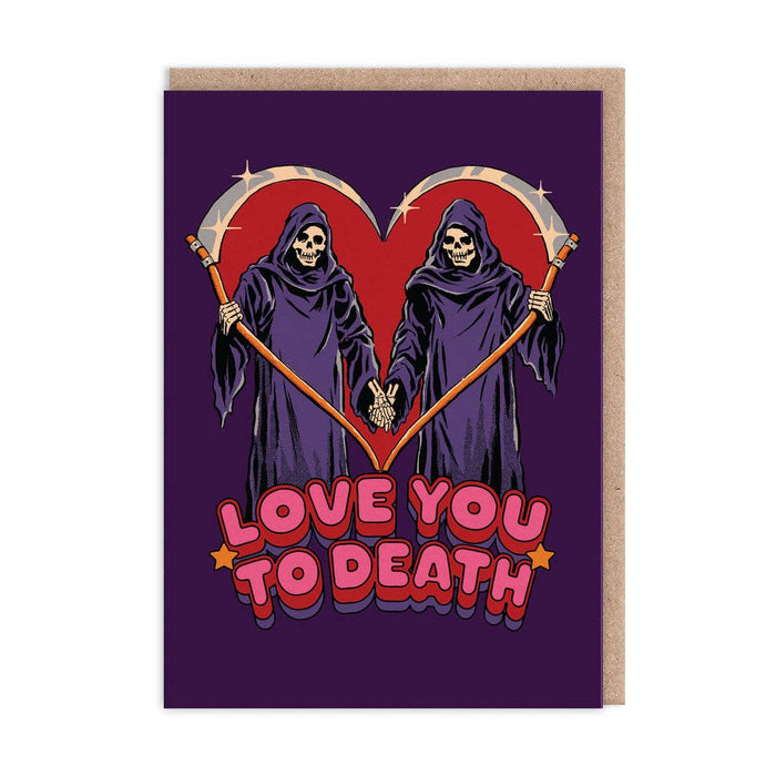 Love You To Death Greeting Card (10544)