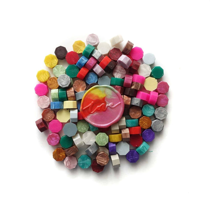 Mixed colours assorted 100pcs sealing wax beads