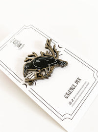 Crow Hard Enamel Pin