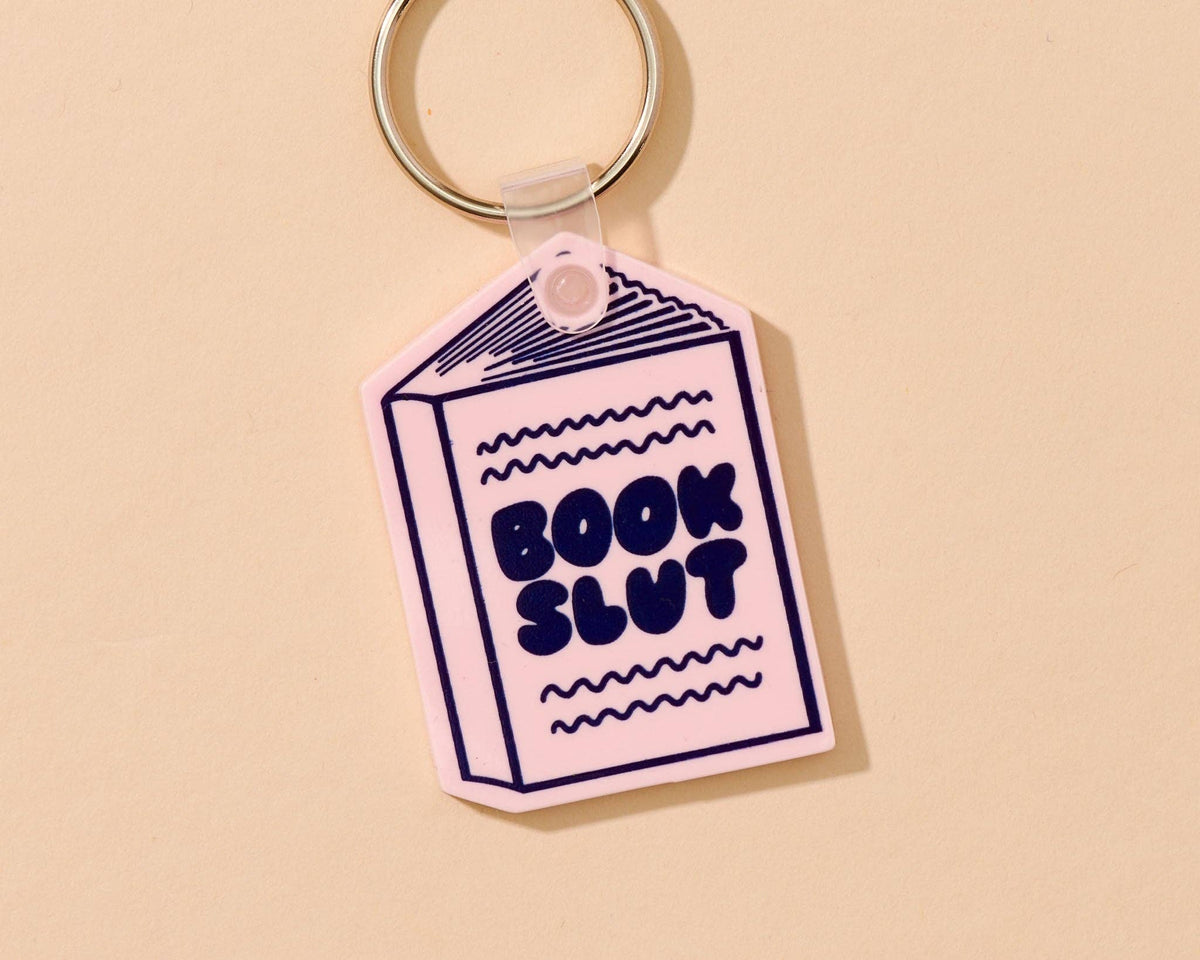 Book Slut Keychain - Reader, Literary