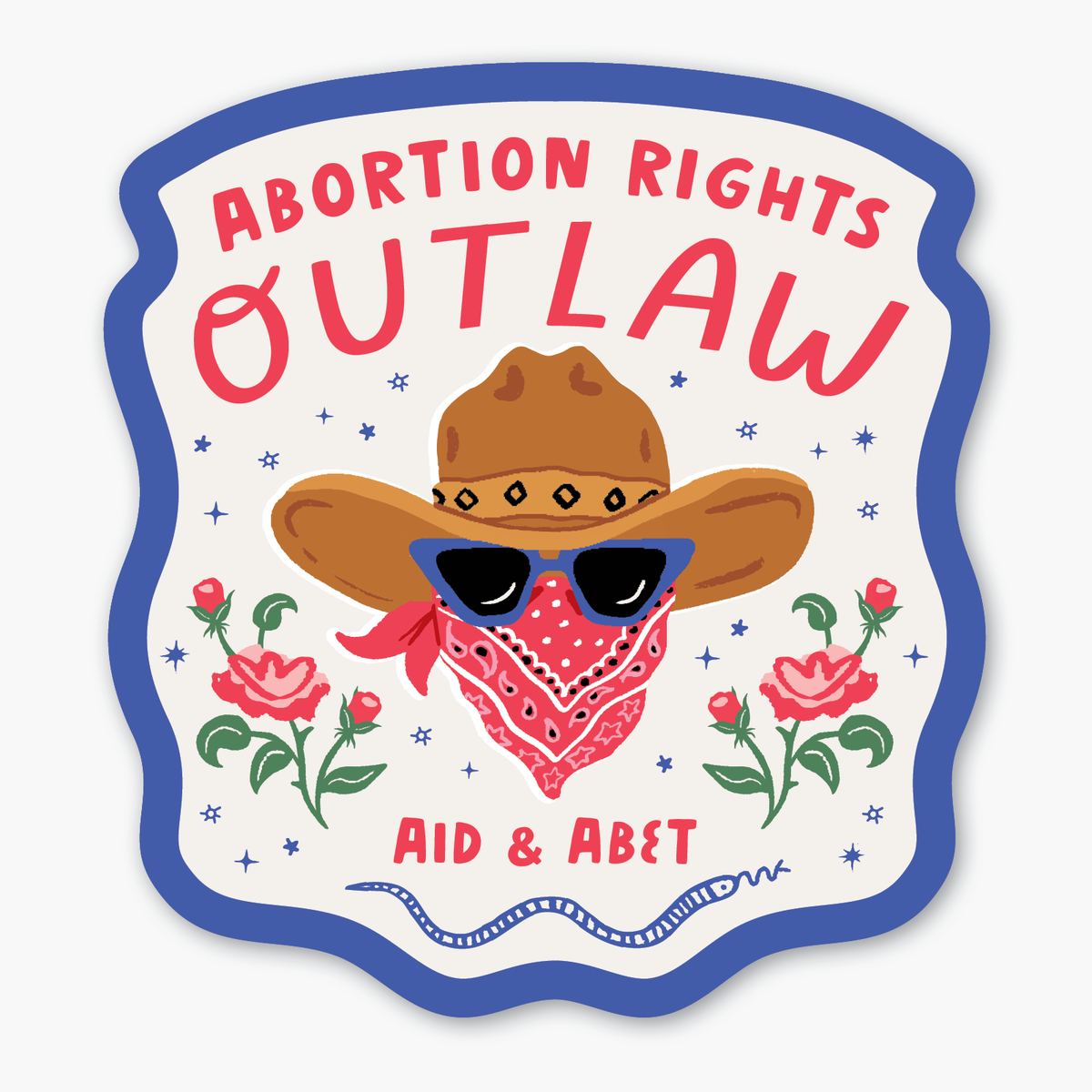 Abortion Rights Outlaw Sticker