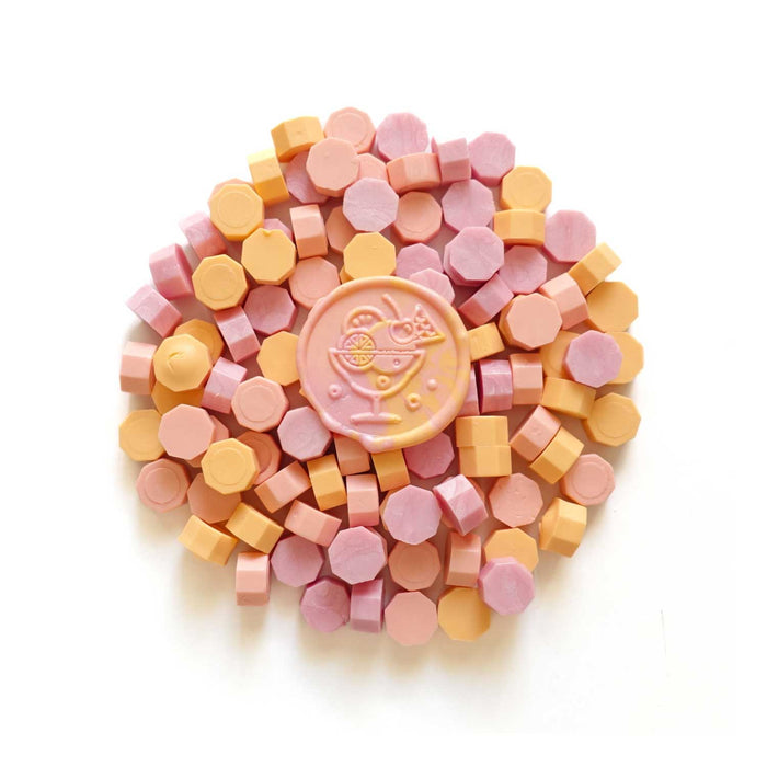 Sherbet Sunset 100pcs sealing wax beads