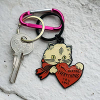 Destroy Cat Keychain