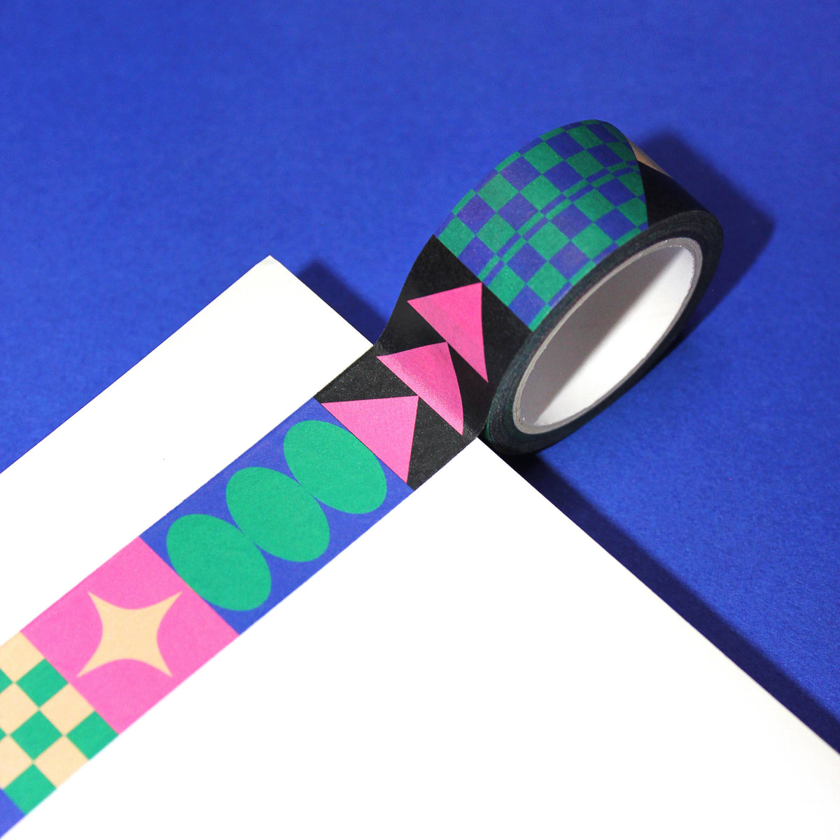 "Pattern Play #2" Abstract & Geometric Washi Tape (20mm/10m)