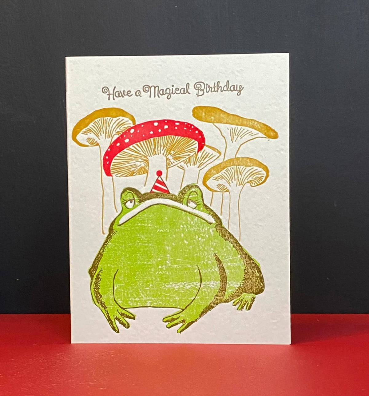 Toad Magical Birthday A2 Card