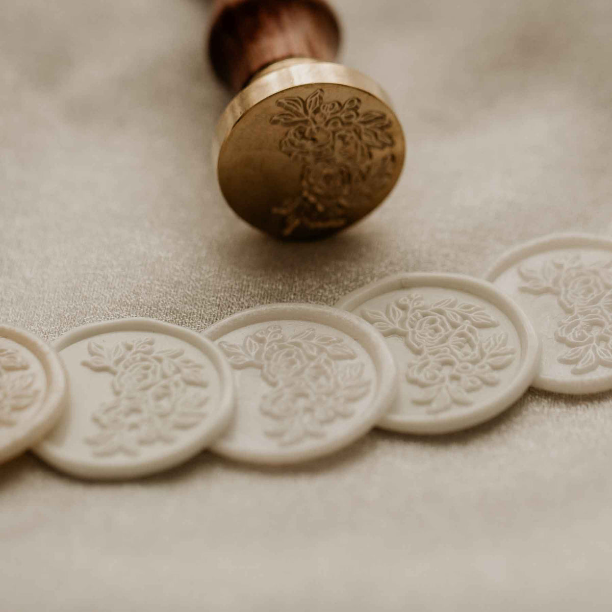 Half Garland wax seal stamp, wax seal kit or stamp head