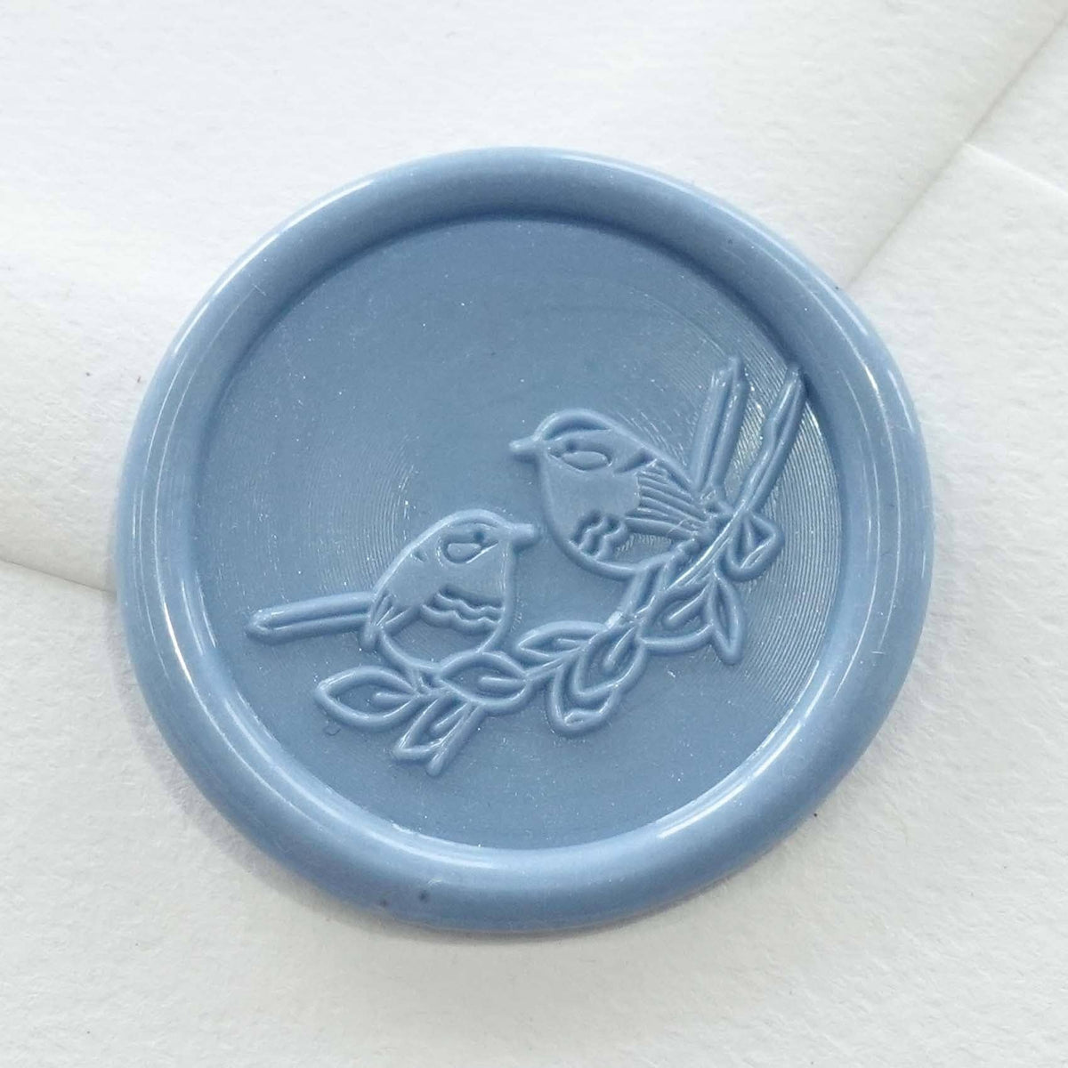 Fairy Wrens Bird wax seal stamp, wax seal kit or stamp head