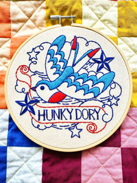 NEW! Hunky Dory Complete Embroidery Kit