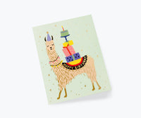 Llama Birthday Card