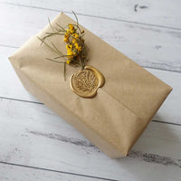 Wild flower wax seal stamp, wax seal kit or stamp head