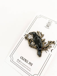 Crow Hard Enamel Pin