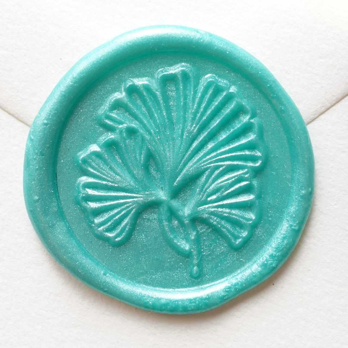 Ginkgo leaves wax seal stamp, wax seal kit or stamp head