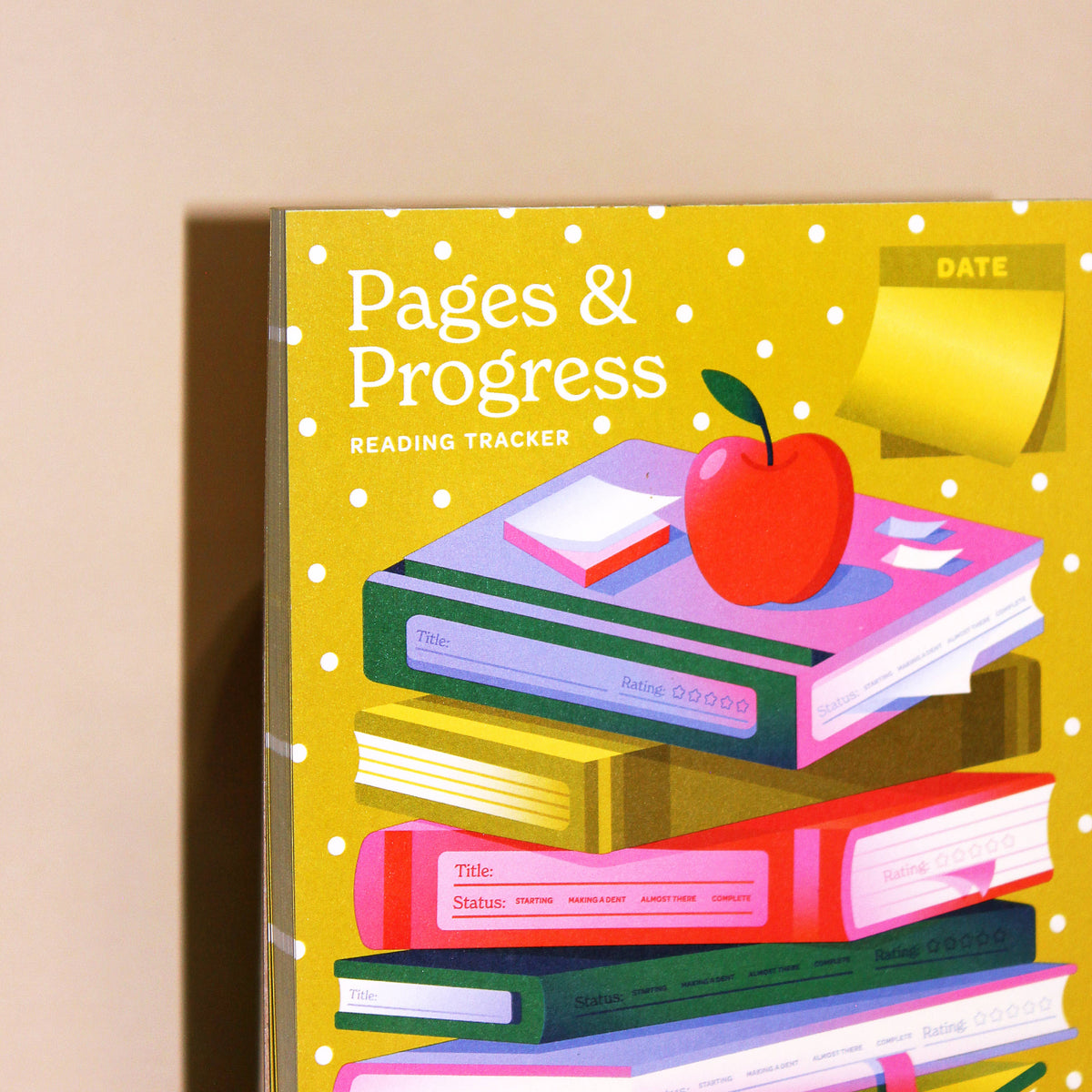 "Pages & Progress: Reading Tracker" Book Notepad (5x7)