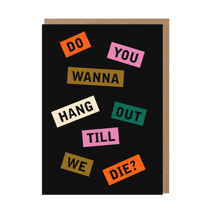 Hang Out Card