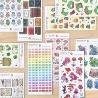 Tropical Flora Sticker Sheet