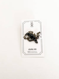 Crow Hard Enamel Pin