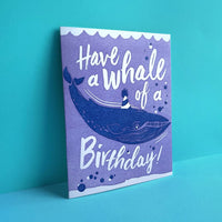 Whale of a Birthday Greeting Card