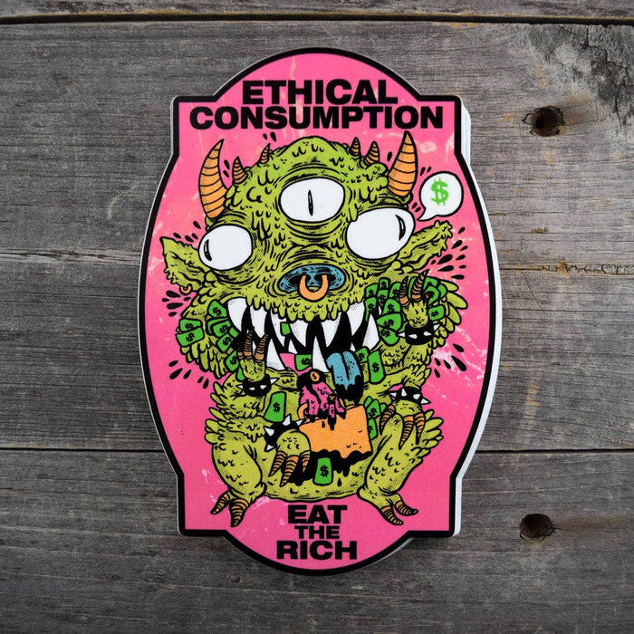 Ethical Consumption Vinyl Sticker