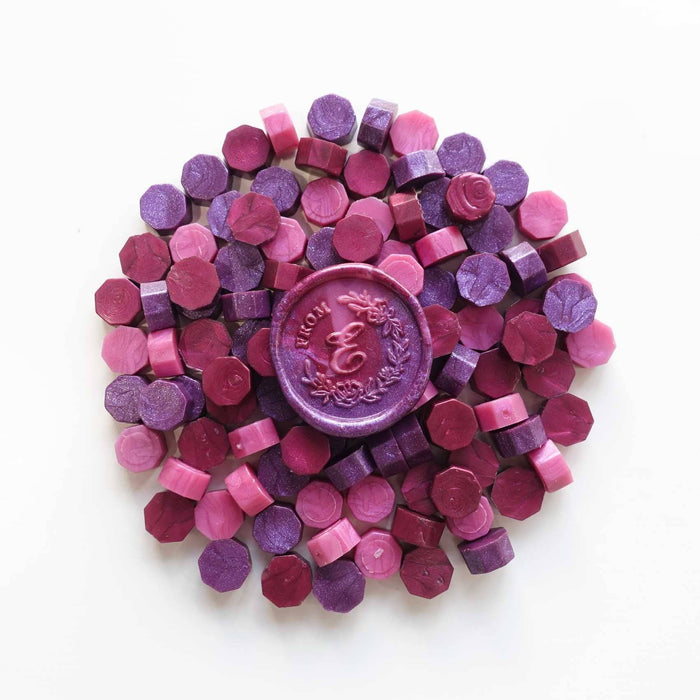 Boysenberry Burst 100pcs sealing wax beads