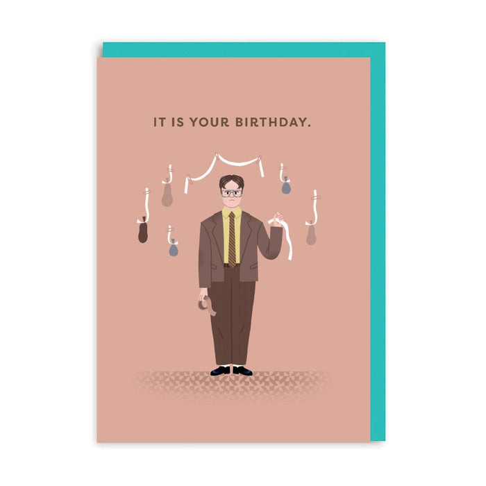 Dwight B'day Greeting Card