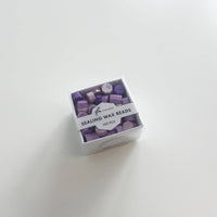 Mixed Purple Lavender Lilac 100pcs sealing wax beads