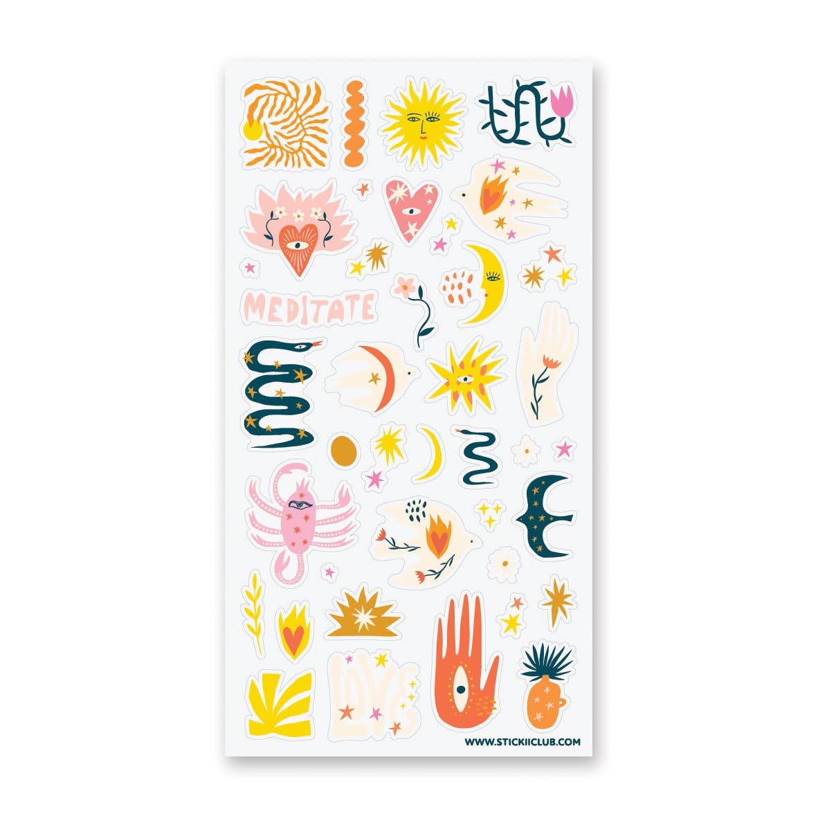 Zen Vibes Sticker Sheet