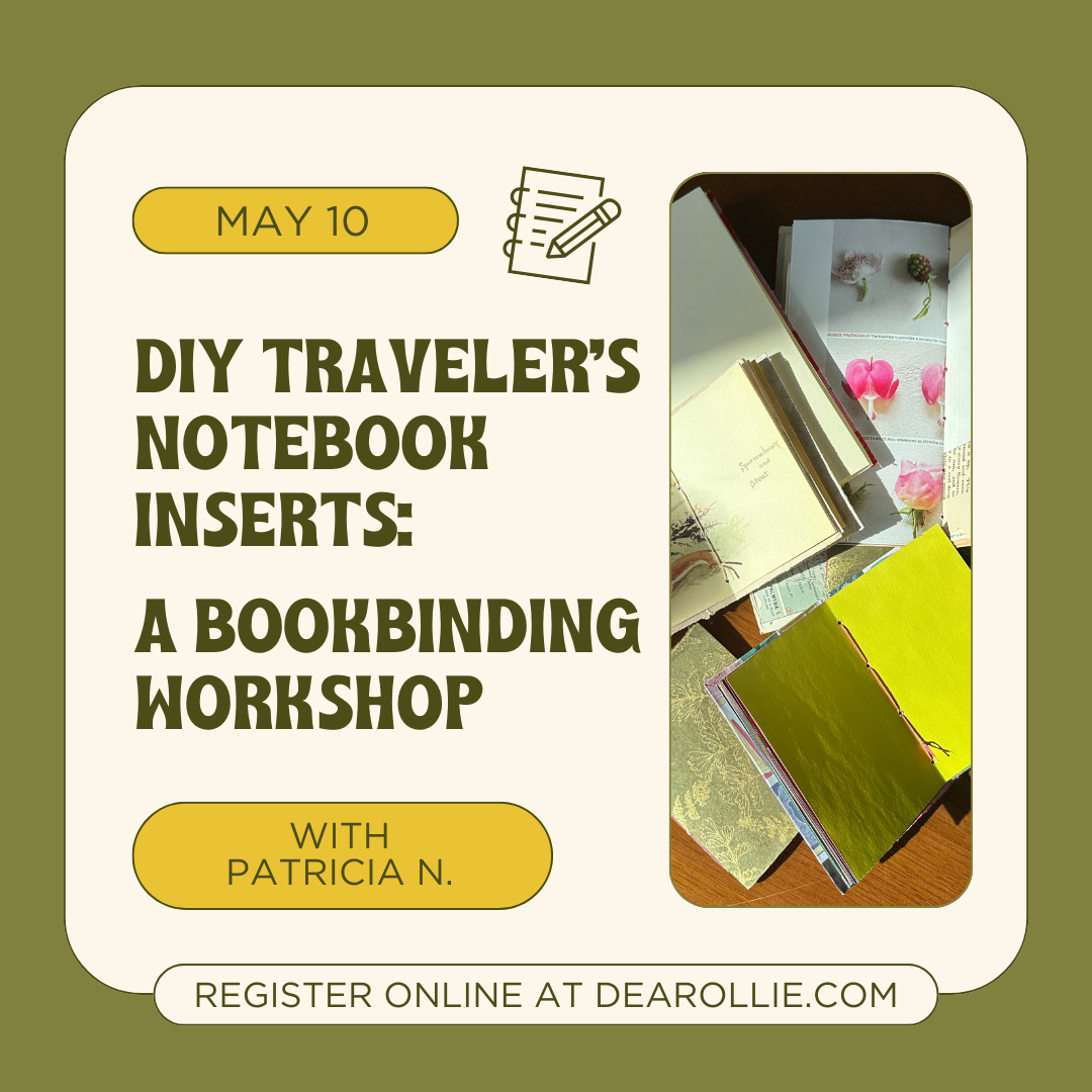 DIY Traveler's Notebook Inserts: A Bookbinding Workshop