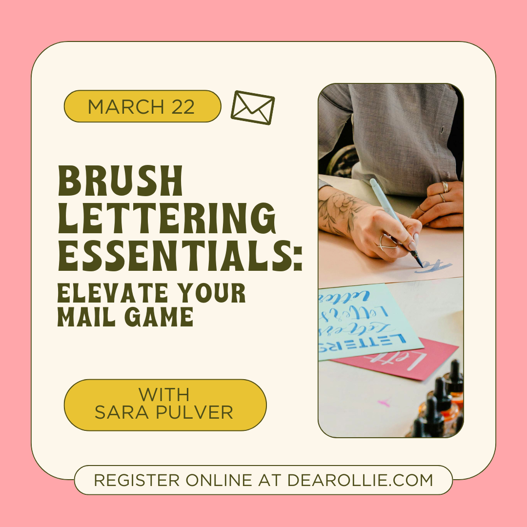 Brush Lettering Essentials: Elevate Your Mail Game