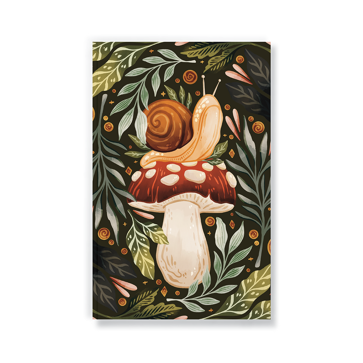 Snail & Mushroom Classic Layflat Journal Notebook