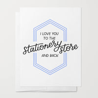 Stationery Store Card | Funny Love Card, Paper People Gifts