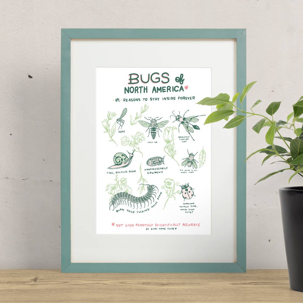 Bugs of North America Print