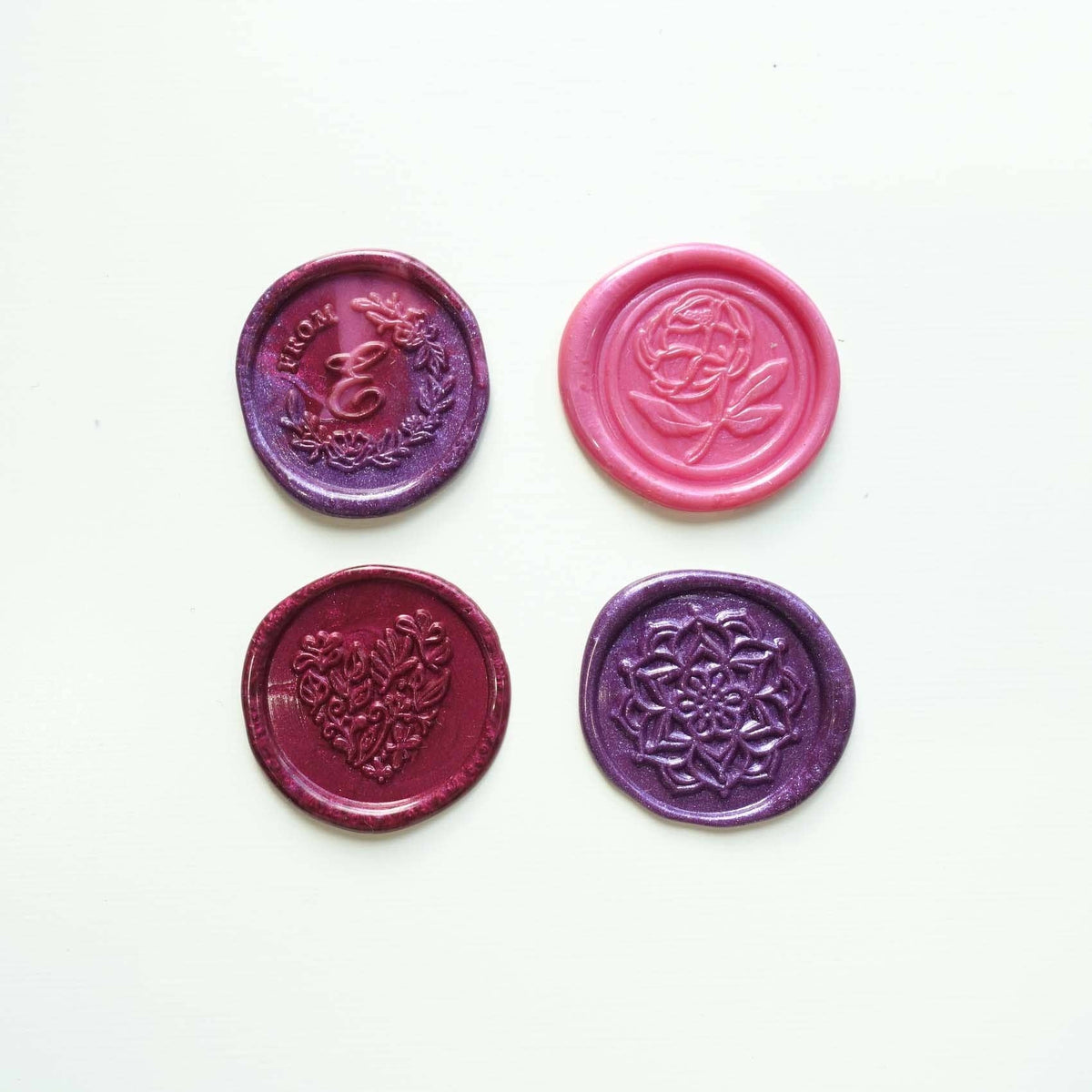 Boysenberry Burst 100pcs sealing wax beads