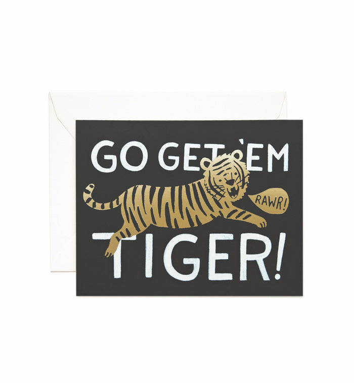 Go Get 'Em Tiger card