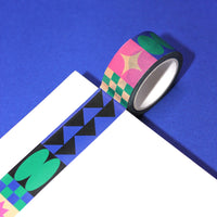 "Pattern Play #2" Abstract & Geometric Washi Tape (20mm/10m)