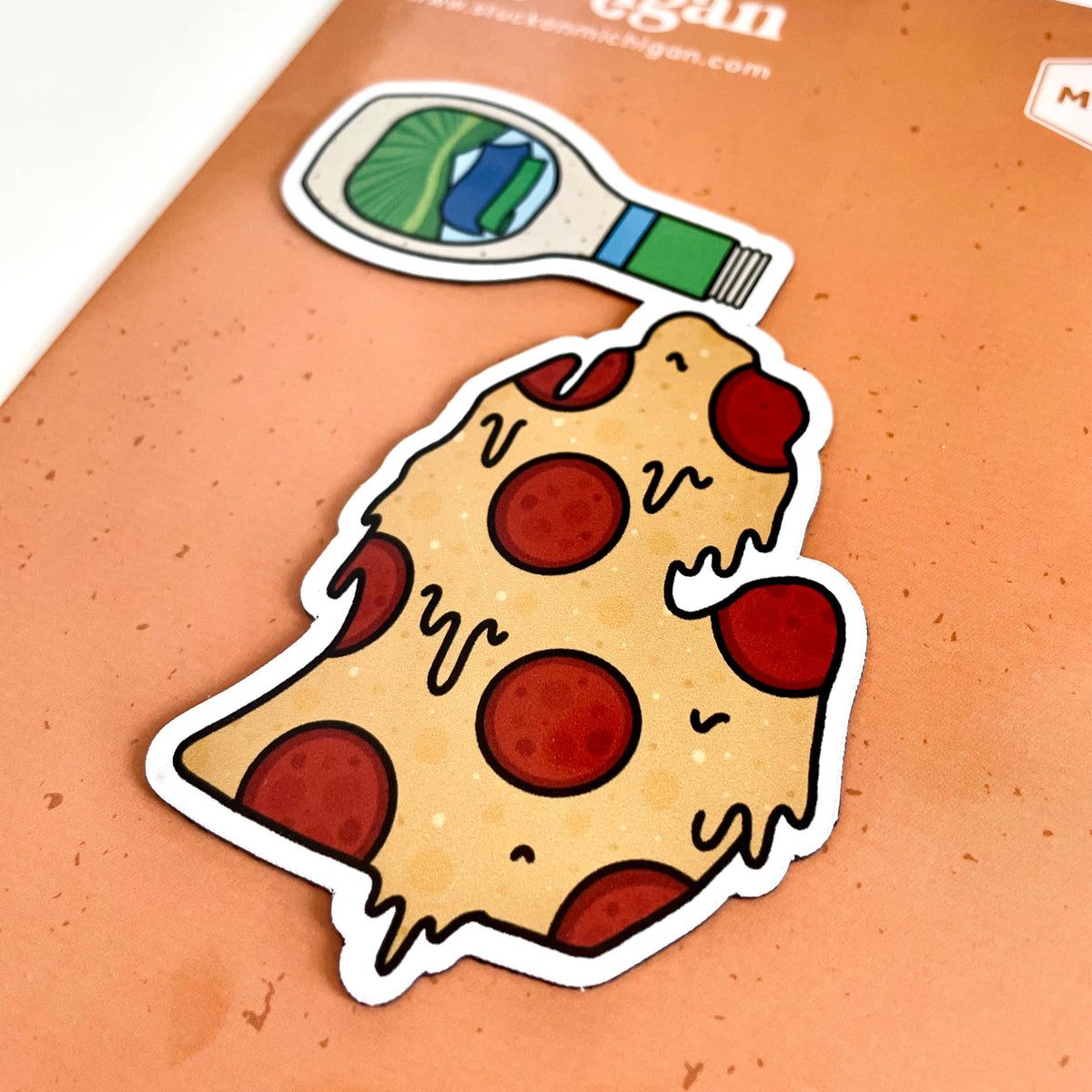 Pizza + Ranch Michigan Magnet