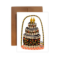 WEDDING CAKE Greeting Card